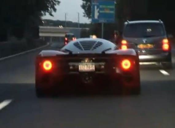 Pininfarina Ferrari P4/5 Tests on CERAM Track