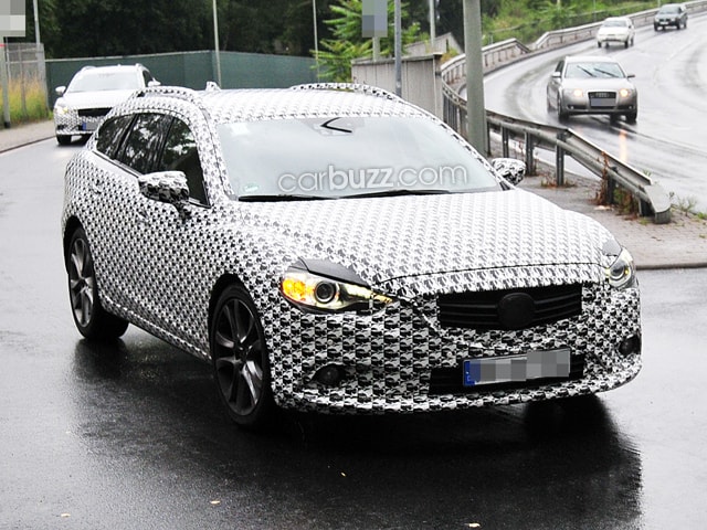 Next generation Mazda 6 spy shots