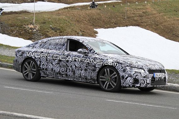 Audi A7 spy pictures emerge; roll out likely this October