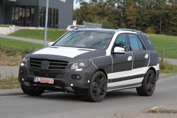 2012 Mercedes ML 63 AMG New Images Surface