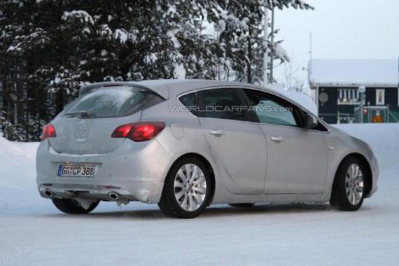 2012 Opel Astra GSI Spied Undisguised