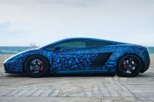 Look at this stunning, hand painted Lamborghini Gallardo
