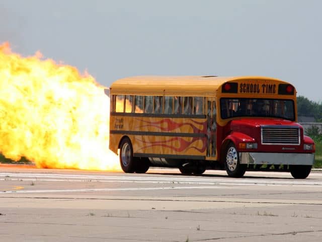 Jet-powered school bus? You better believe it
