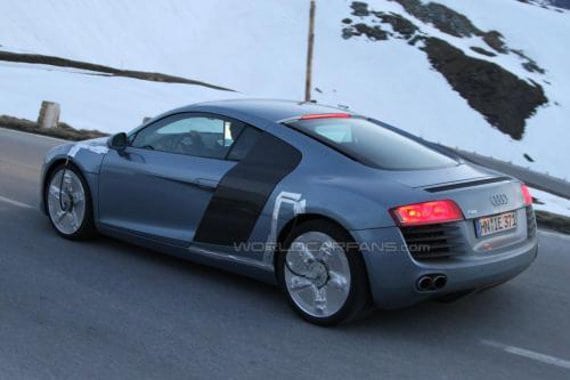 Audi R8 Spotted Testing Dual-Clutch Transmission in the Alps