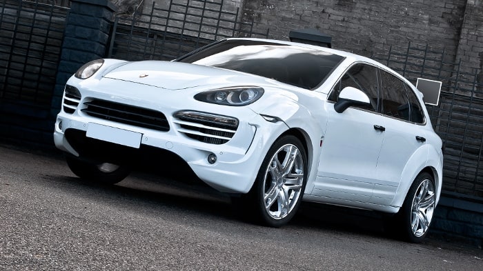 A. Kahn’s Porsche Cayenne at the Geneva Motor Show