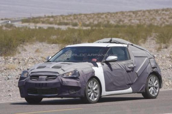Hyundai Veloster Spotted Testing in Death Valley