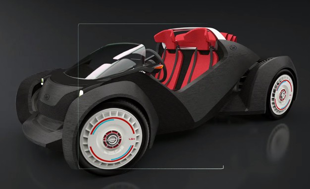 3D printed car printed in less than 48 hours