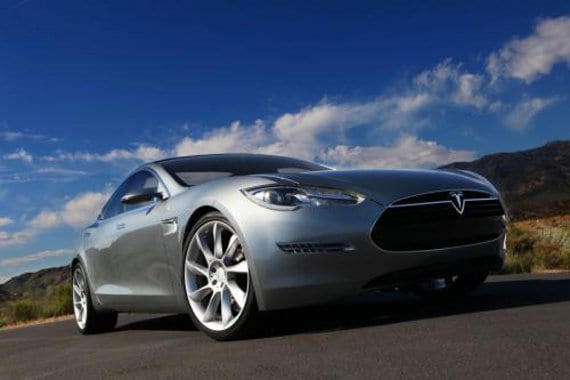 Tesla Model S in Mid-2012