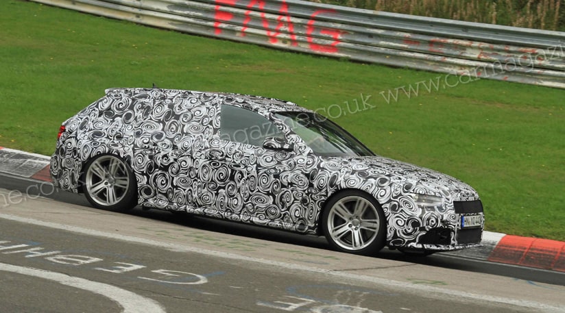 Audi RS4 Avant Spied