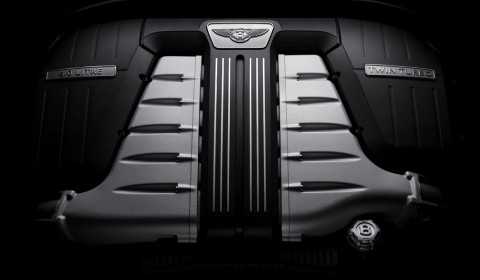 Bentley releases teaser for turbocharged V8