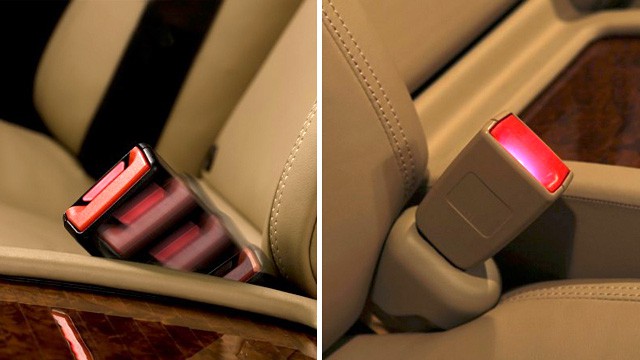 Mercedes to introduce glow in the dark seat belt buckles