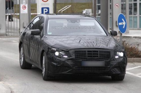 New Mercedes S-class Spied