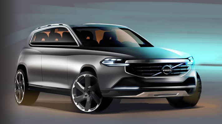 New Volvo XC90 – first sketches